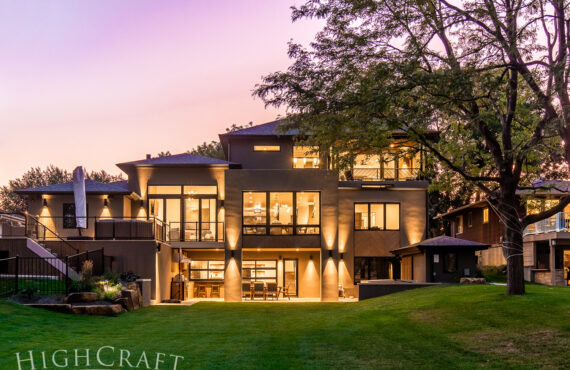 lake-loveland-new-construction-back-exterior-sunset