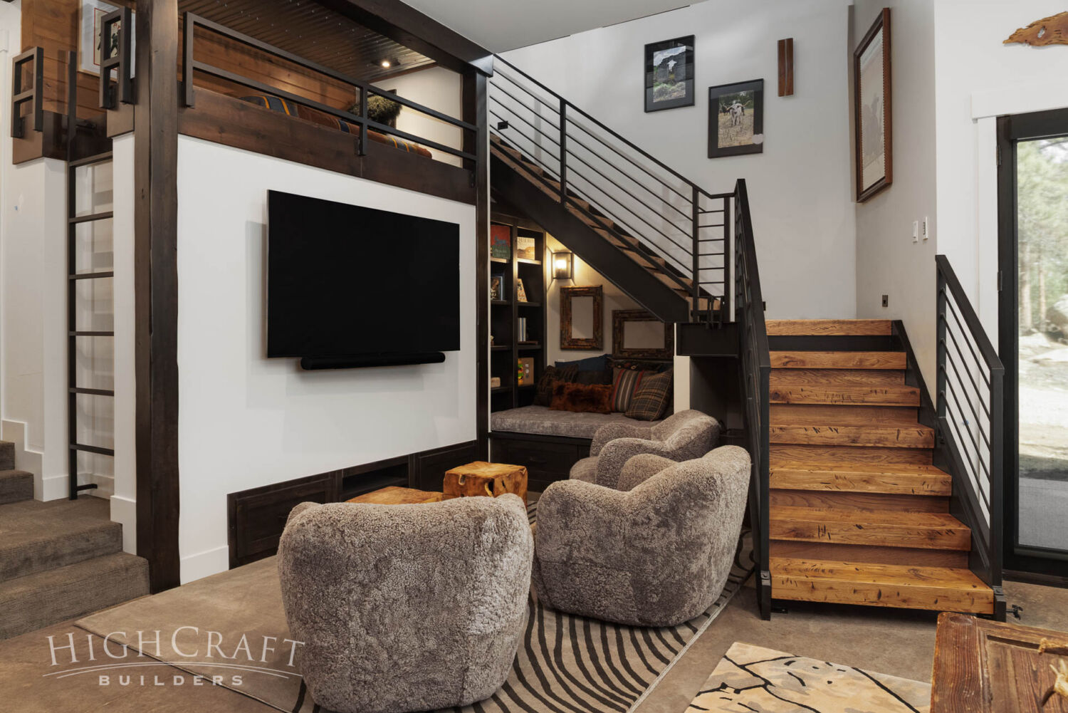 home-builder-near-me-red-feather-lakes-basement-gaming-area-reading-nook-under-stairs