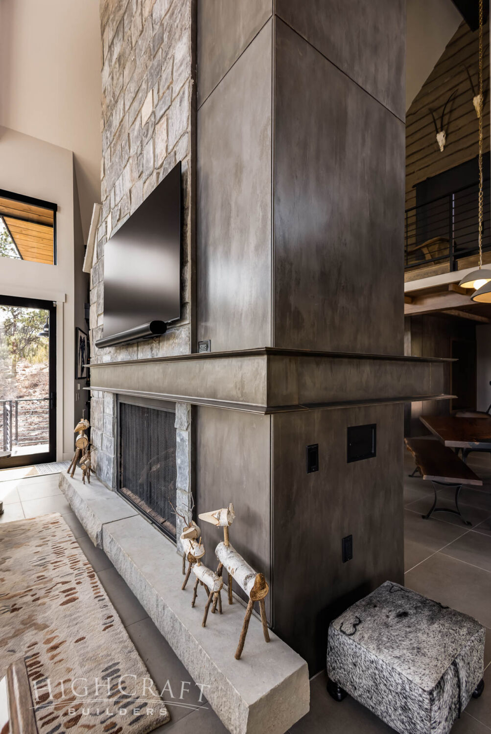 home-builder-near-me-red-feather-lakes-co-great-room-fireplace-stone-steel