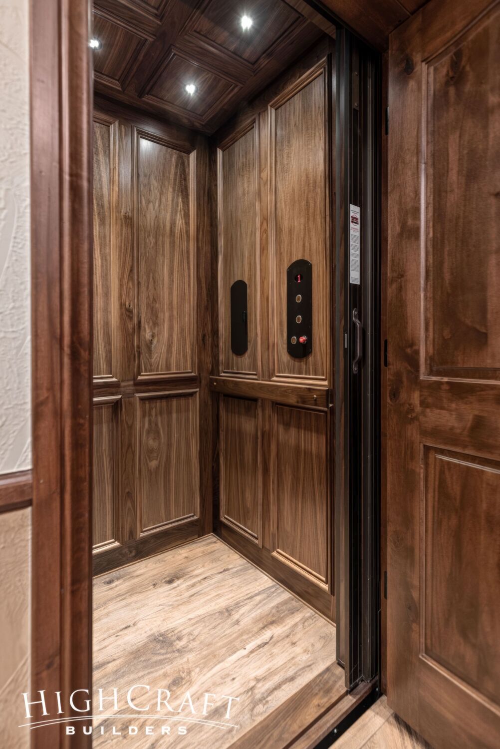 fort-collins-basement-remodel-residential-elevator-door-open