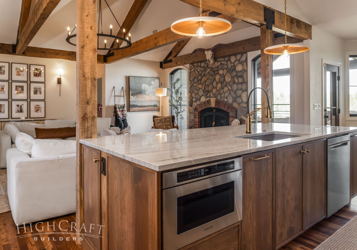 kitchen-remodel-cheyenne-wyoming-kitchen-island-view-to-fireplace