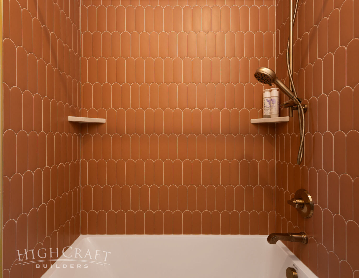 home-remodeling-cheyenne-wyoming-bathroom-remodel-fishscale-orange-tile-gold-fixtures