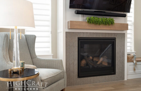 senior-living-patio-home-remodel-herringbone-tile-fireplace